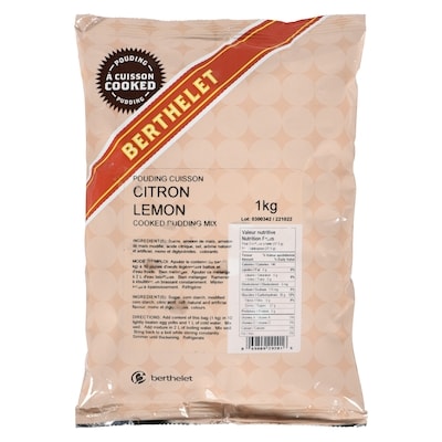 Berthelet POUDING CUIS. CITRON BERTHELET 1 kg, 1,15 $/100g