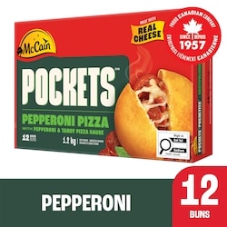 Pizza Pockets Pepperoni, 12 pack