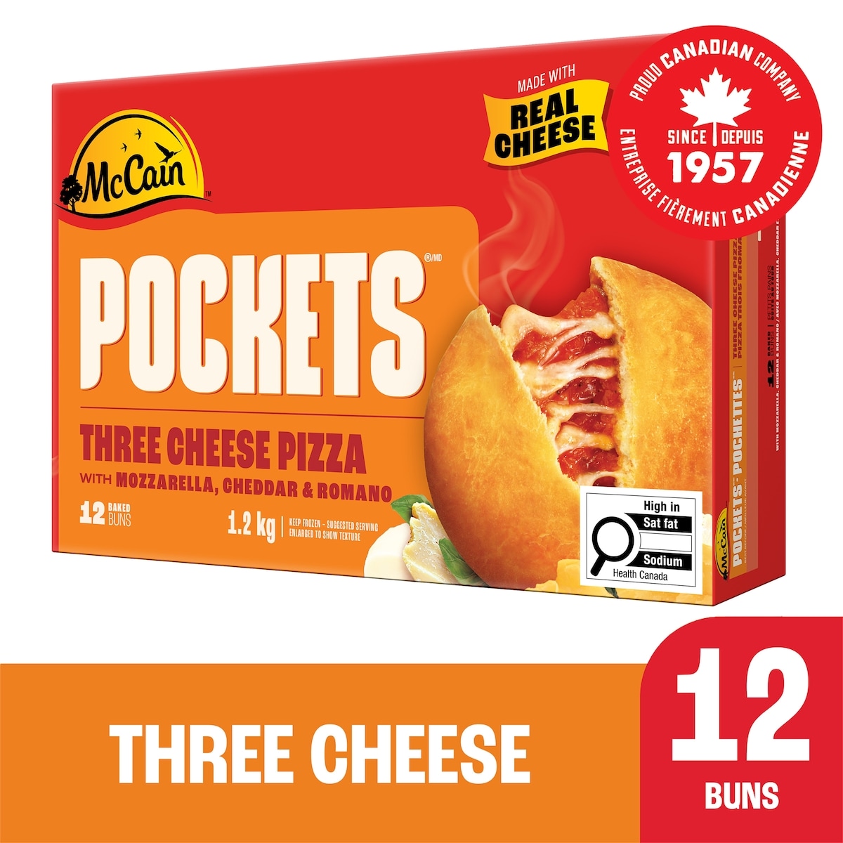 McCain Pizza Pockets Three Cheese