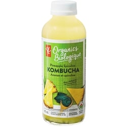 PC Biologique Kombucha biologique ananas et spiruline 473 ml, 0,84 $/100ml