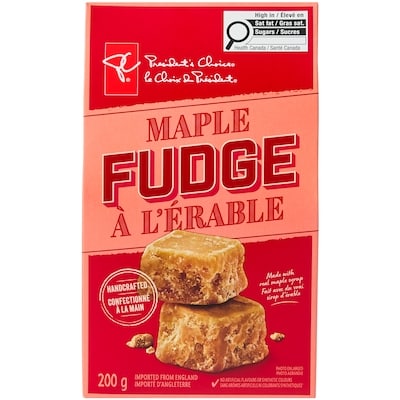 President's Choice Maple Fudge 200 g, $2.50/100g