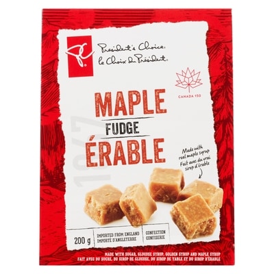 le Choix du Président Fudge érable 200 g, 3,00 $/100g