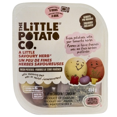 The Little Potato Company Microwave Ready Savoury Herb Potatoes 454 g, $1.10/100g