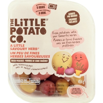 The Little Potato Company Microwave Ready Savoury Herb Potatoes 454 g, $1.32/100g