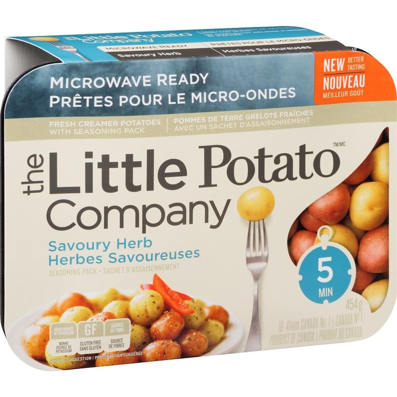 Microwave Ready Savoury Herb Potatoes