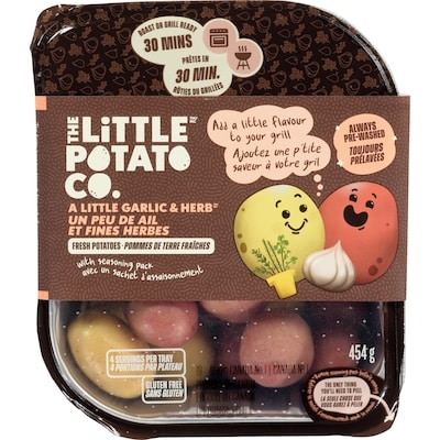 The Little Potato Company Oven BBQ Ready Garlic Herb Potatoes 454 g, $1.32/100g