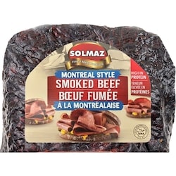 Solmaz Viande fumée à la montréalaise 32,90 $/1kg 14,93 $/1lb