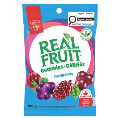 Dare REALFRUIT Superfruits 180 g, $1.11/100g