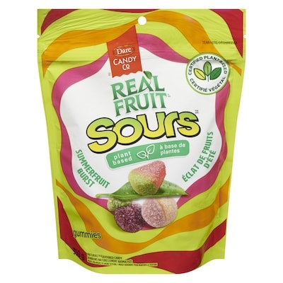 Dare REALFRUIT Sours, Summerfruit Burst 350 g, $1.28/100g