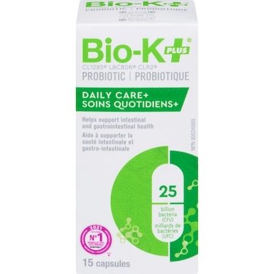 Bio K+ Probiotic Daily Care Capsules 15 ea, $2.07/1ea