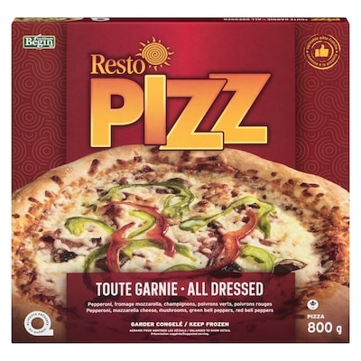 Begin Pizza Toute Garnie 800 g, 1,31 $/100g