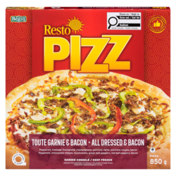 Begin RESTO PIZZ PIZZA GARNIE BACON 850 g, 1,24 $/100g