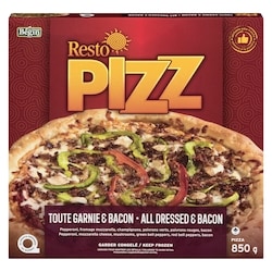 Begin RESTO PIZZ PIZZA GARNIE BACON 850 g, 1,24 $/100g
