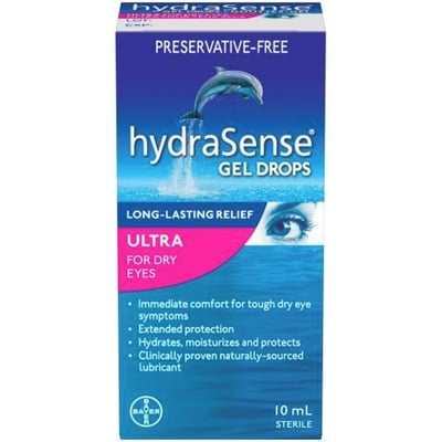 Hydrasense ULTRA Eye Gel Drops, For Dry Eyes, Preservative Free 10 ml, $169.90/100ml