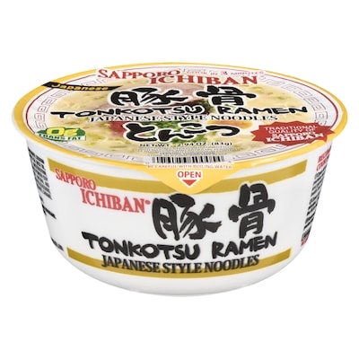 Sapporo Tonkotsu Ramen Japanese Style Noodles 83 g, $4.20/100g