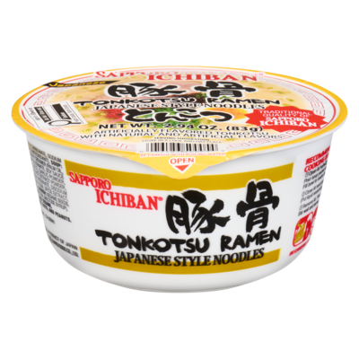 Sapporo Tonkotsu Ramen Japanese Style Noodles 83 g, $4.20/100g