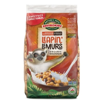 Nature's Path Organic Leapin' Lemurs Cereal 650 g, $1.61/100g