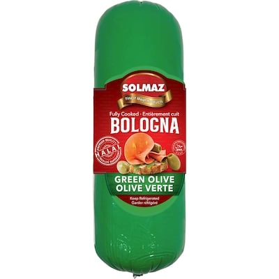 Solmaz Bologne de boeuf, olives verte 24,90 $/1kg 11,30 $/1lb