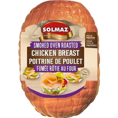 Solmaz Poitrine de poulet rôtie fumée 29,90 $/1kg 13,57 $/1lb