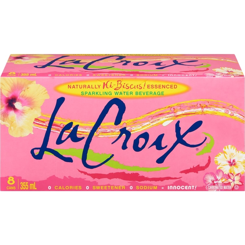 Lacroix Beverage Sparkling Water Beverage Naturally Hi-Biscus