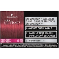 Schwarzkopf Color ultime permanent Hair Color Cream, Vintage