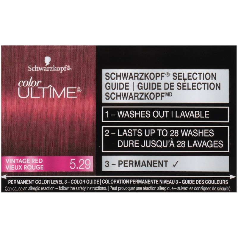 Color ultime permanent Hair Color Cream, 5.29 Vintage Red