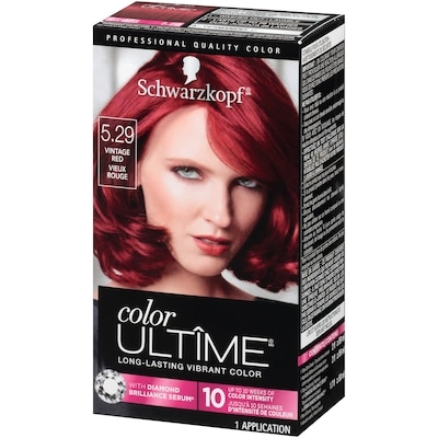 Schwarzkopf Color Ultime – Crème colorante permanente pour cheveux – vieux rouge 5.29 60 ml, 22,48 $/100ml