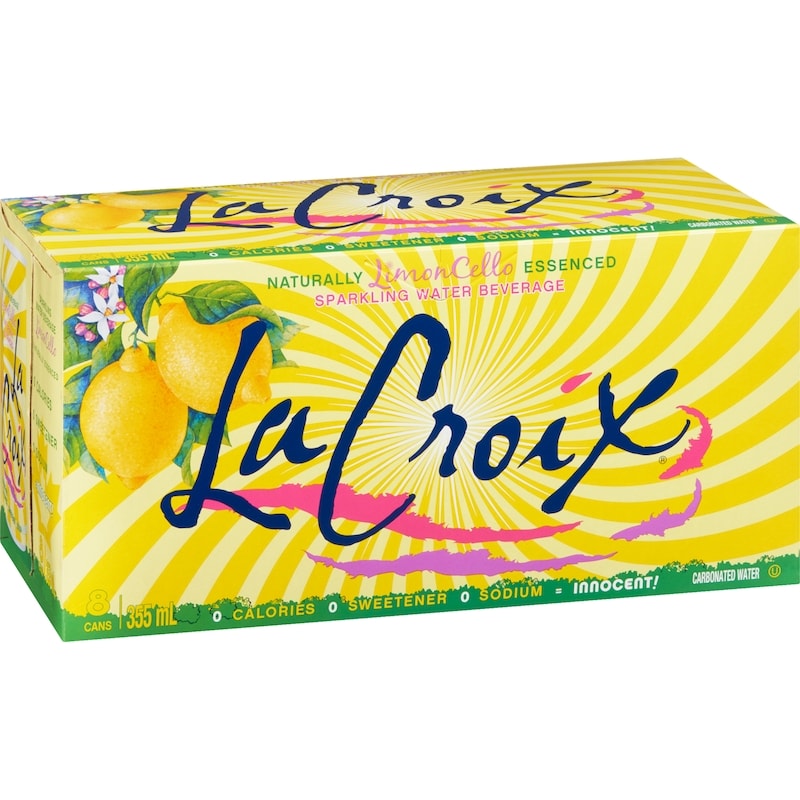 Sparkling Water Beverage Naturally Limoncello Essenced