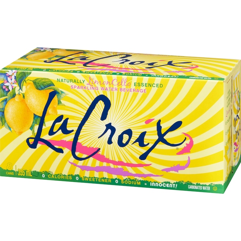 Sparkling Water Beverage Naturally Limoncello Essenced