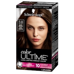 Color Ultime Permanent Hair Color Cream, 3.8 Velvet Brown