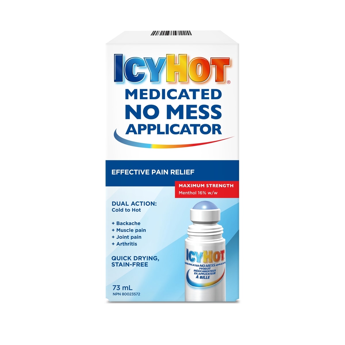 Icy Hot Medicated No Mess Applicator 73 ml, $15.74/100ml