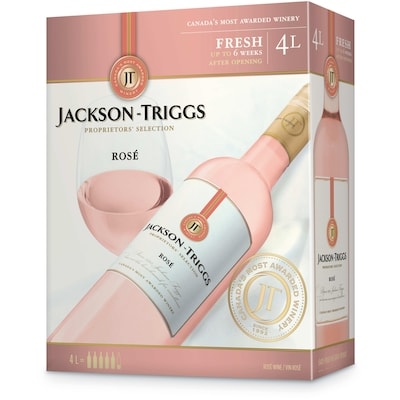 Jackson Triggs Proprietors' Selection Rosé Wine Rosé (ID required at pick-up) 4000 ml, $1.22/100ml