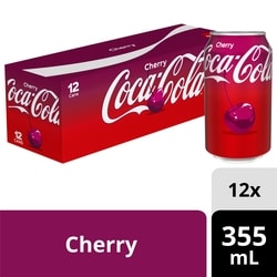 Coca-Cola Cola Cherry Cans 12x355.0 ml, $0.21/100ml