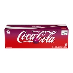 Coca-Cola Cola Cherry Cans - 12x355.0 ml | Independent City Market