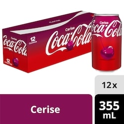 Coca-Cola Cola Cerise Cannettes 12x355.0 ml, 0,21 $/100ml