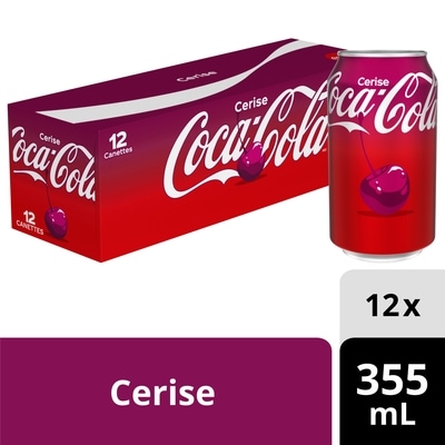 Coca-Cola Cola Cerise Cannettes 12x355.0 ml, 0,19 $/100ml