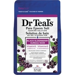 Dr. Teal's Pure Epsom Salt Soaking Solution, Black