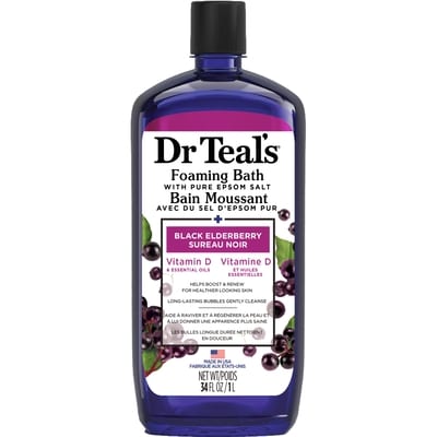 Dr. Teal's Pure Epsom Salt Foaming Bath  1000 ml, $1.00/100ml