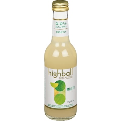 Highball Alcohol Free Cocktails Mojito 250 ml, $1.80/100ml
