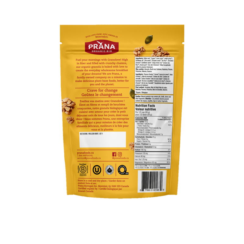 Granolove - Organic Oatmeal Cookie Crunch Granola