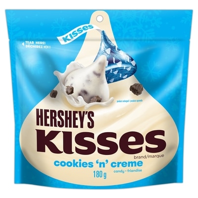 Hershey’s Friandises KISSES biscuit et crème 180 g, 2,78 $/100g