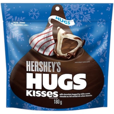 Hershey's HUGS Chocolates (Red, Green & Silver) 180 g, $3.33/100g