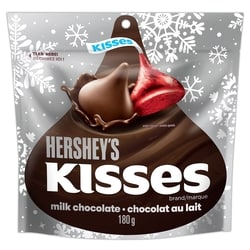 Hershey's KISSES Milk Chocolate (Red, Green & Silver) 180 g, $2.49/100g