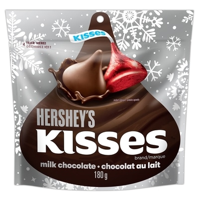 Hershey's KISSES Milk Chocolate (Red, Green & Silver)   180 g, $3.05/100g