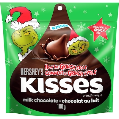 Hershey's GRINCH Milk Chocolate 180 g, $3.33/100g