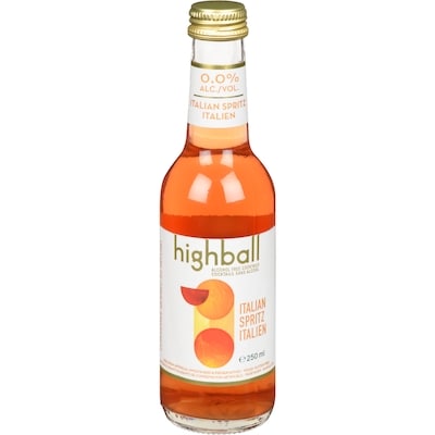Highball Alcohol Free Cocktails Italian Spritz  250 ml, $1.80/100ml