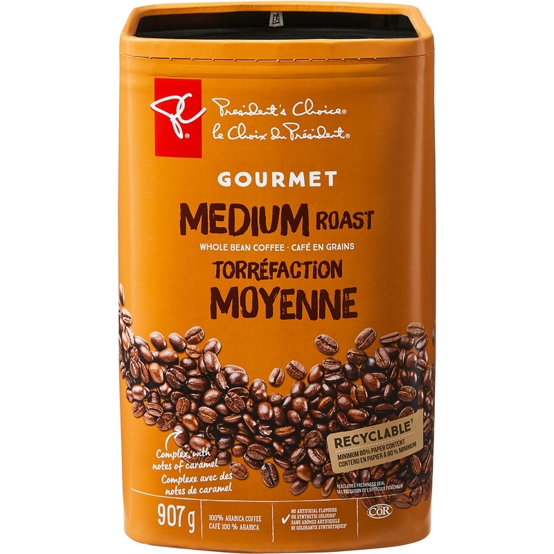 Gourmet Medium Roast Whole Bean Coffee