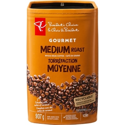 le Choix du Président Café en grains de torréfaction moyenne Gourmet 907 g, 2,21 $/100g