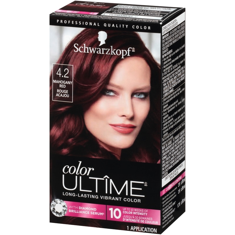Color ultime permanent Hair Color Cream, 4.2 Mahogany Red