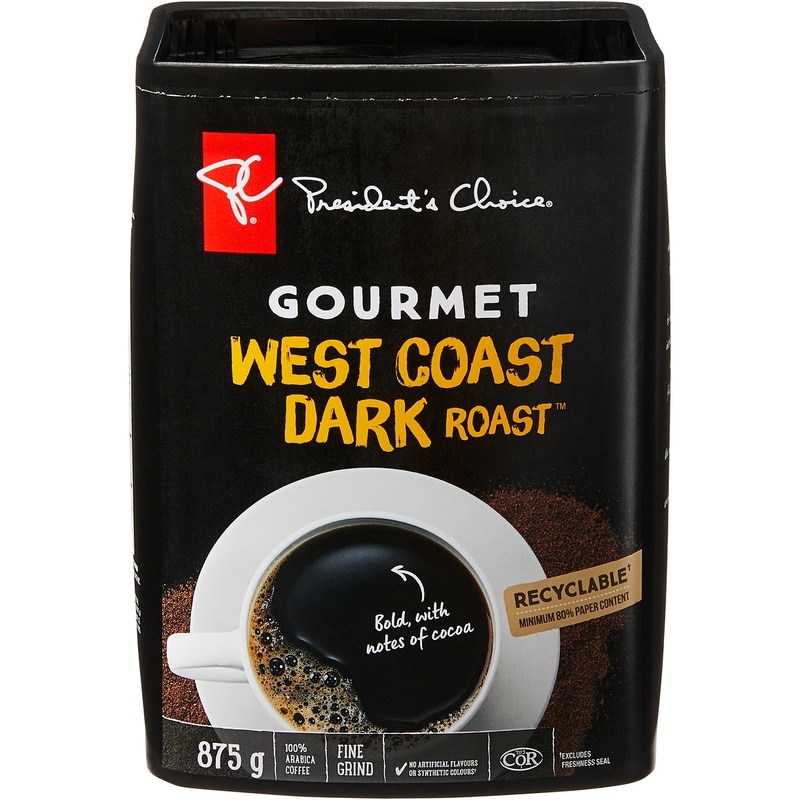 Gourmet West Coast Dark Roast Fine Grind Coffee